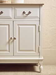 Interiors by Premier White Heritage 2 Drawer Sideboard - Image 2 of 6
