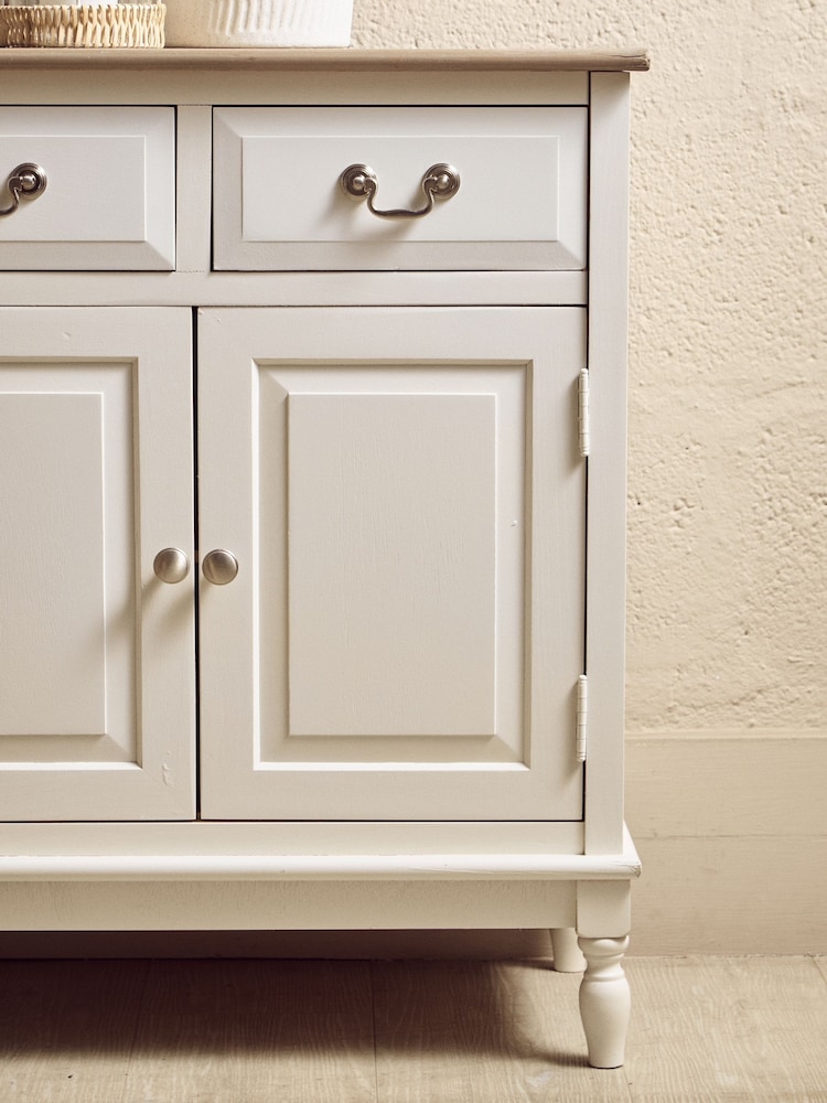 Interiors by Premier White Heritage 2 Drawer Sideboard - Image 2 of 6