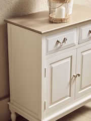 Interiors by Premier White Heritage 2 Drawer Sideboard - Image 3 of 6