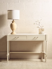 Interiors by Premier White Heritage Desk with 2 Drawers - Image 1 of 6