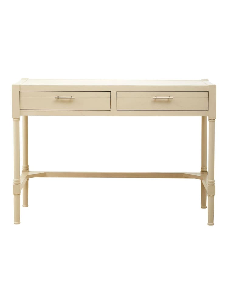 Interiors by Premier White Heritage Desk with 2 Drawers - Image 6 of 6