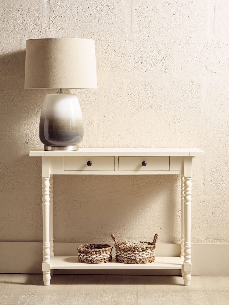 Interiors by Premier White Heritage 2 Drawers Console Table - Image 1 of 6