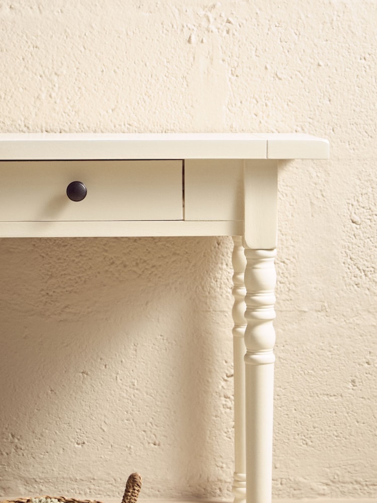Interiors by Premier White Heritage 2 Drawers Console Table - Image 2 of 6