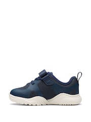 Clarks Blue Feather Ath Toddler Trainers - Image 2 of 7