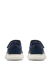 Clarks Blue Feather Ath Toddler Trainers - Image 6 of 7
