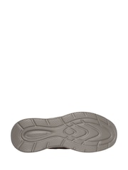 Skechers Brown Garner Newick Slip In Trainers - Image 6 of 6