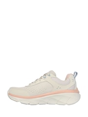 Naturalny - Skechers D’Lux Walker 2.0 Daisy Doll Trainers - Image 2 of 5