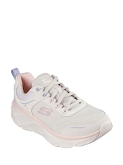 Naturalny - Skechers D’Lux Walker 2.0 Daisy Doll Trainers - Image 3 of 5