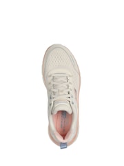 Naturalny - Skechers D’Lux Walker 2.0 Daisy Doll Trainers - Image 4 of 5
