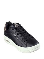 Skechers Black Womens Uno Court Trainers - Image 5 of 7