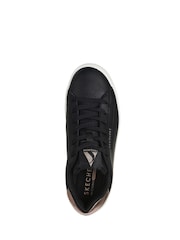 Skechers Black Womens Uno Court Trainers - Image 6 of 7