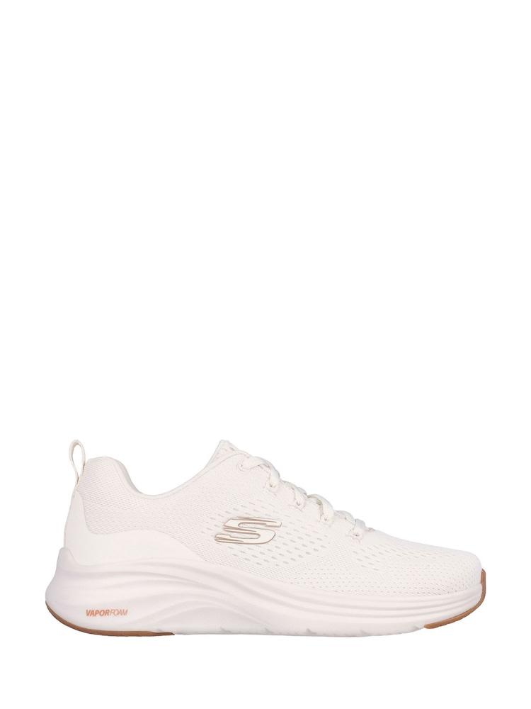 Skechers Natural Vapor Foam Midnight Glimmer Trainers - Image 1 of 5