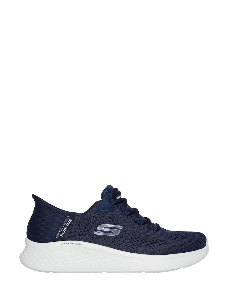 Skechers Blue Skech-Lite Pro Natural Beauty Slip-in Trainers - Image 1 of 5 Skechers Blue Skech-Lite Pro Natural Beauty Slip-in Trainers - Image 1 of 5