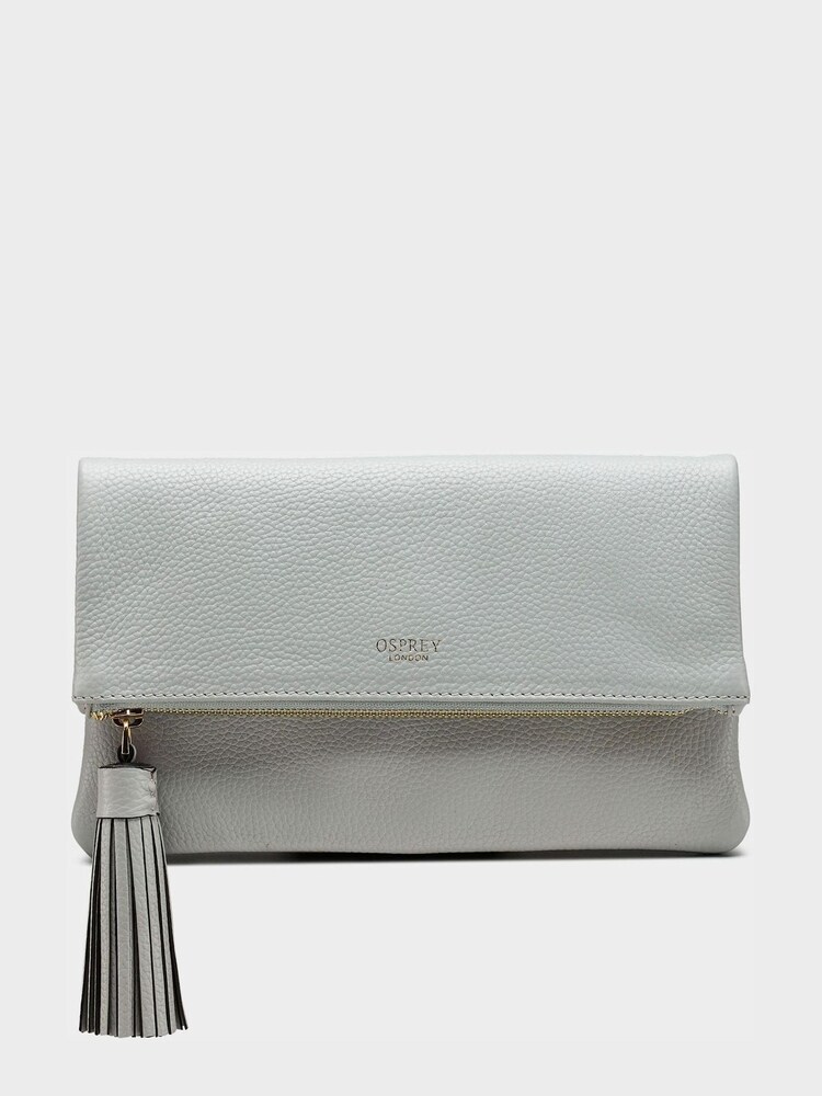 OSPREY LONDON Bexley Grainy Hide Leather Clutch Bag - Image 1 of 4 OSPREY LONDON Bexley Grainy Hide Leather Clutch Bag - Image 1 of 4
