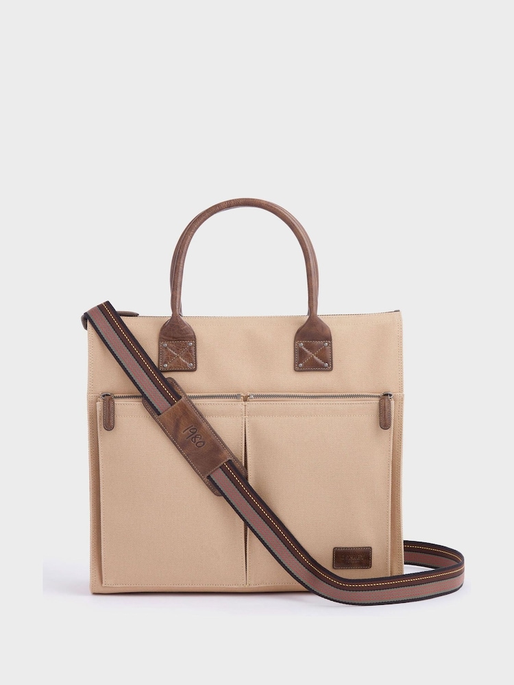 OSPREY LONDON The Maverick Canvas and Leather Cabin Bag with Washbag - Image 1 of 6