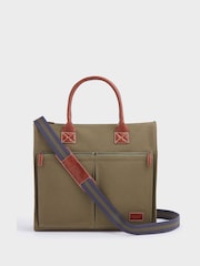 OSPREY LONDON The Maverick Canvas and Leather Cabin Bag with Washbag - Image 1 of 6
