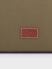 OSPREY LONDON The Maverick Canvas and Leather Cabin Bag with Washbag - Image 6 of 6