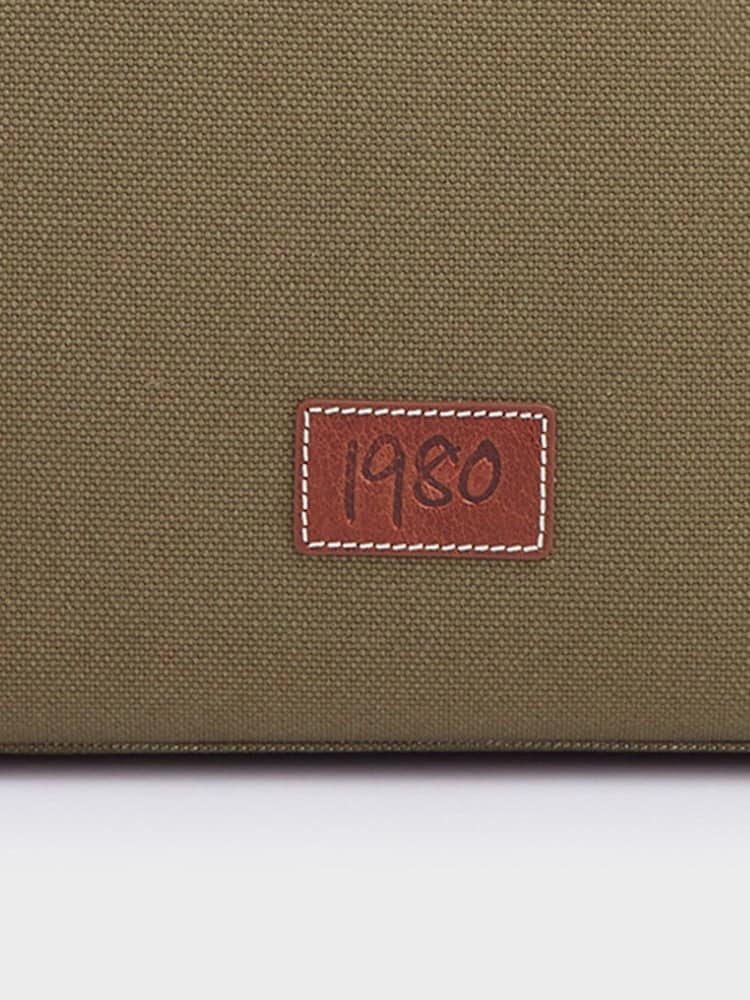 OSPREY LONDON The Maverick Canvas and Leather Cabin Bag with Washbag - Image 6 of 6