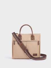 OSPREY LONDON The Maverick Canvas & Leather Workbag with Washbag - Image 1 of 7