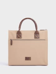 OSPREY LONDON The Maverick Canvas & Leather Workbag with Washbag - Image 3 of 7