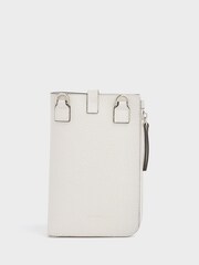 Osprey London The Electra Italian Leather Lanyard Phone White Bag - Image 2 of 4