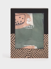 OSPREY LONDON Natural The Meadow Boxed 100% Cotton Scarf - Image 2 of 4