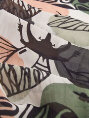 OSPREY LONDON Natural The Meadow Boxed 100% Cotton Scarf - Image 4 of 4