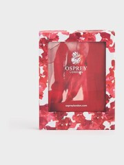 OSPREY LONDON Red The Lily Boxed Scarf - Image 4 of 4