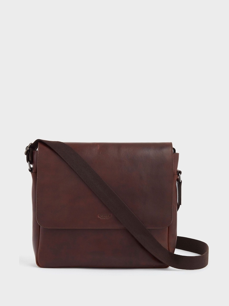 Braun - OSPREY LONDON The Carter XL-Umhängetasche aus Leder - Bild 1 von 5 Braun - OSPREY LONDON The Carter XL-Umhängetasche aus Leder - Bild 1 von 5