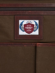 OSPREY LONDON XL The Carter Leather Messenger Bag - Image 4 of 5