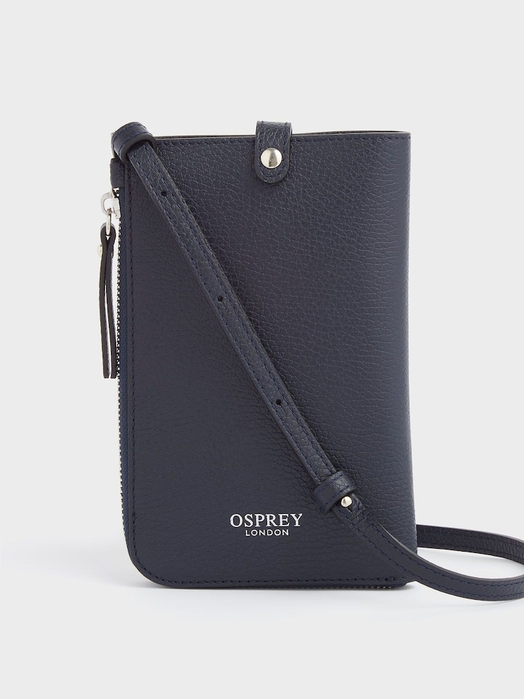 Osprey London The Electra Italian Leather Lanyard Phone Bag - Image 1 of 4