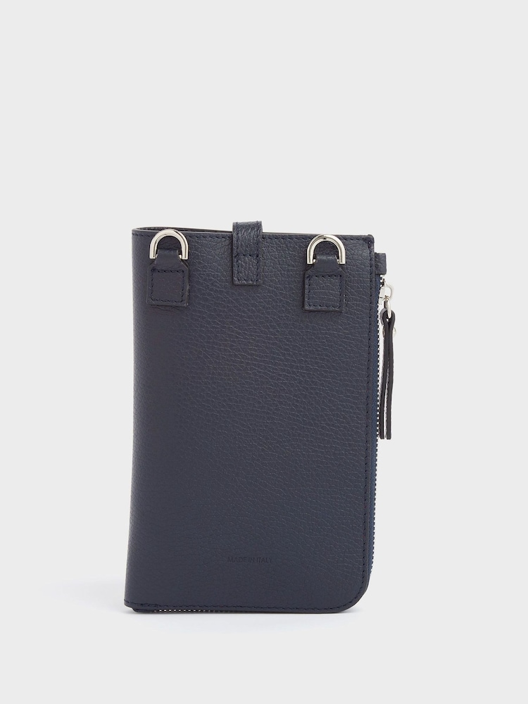 Osprey London The Electra Italian Leather Lanyard Phone Bag - Image 2 of 4