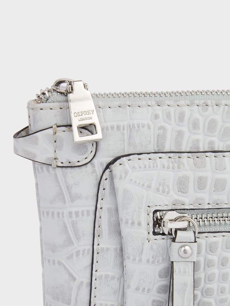 Osprey London The Ruby Leather Cross-Body Cognac Clutch - Image 3 of 4