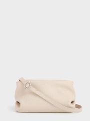 OSPREY LONDON The Carina Shrug Italian Leather Midnight Pearl Midnight Handbag - Image 2 of 5