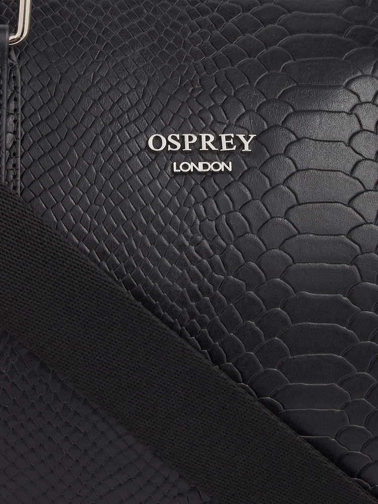 OSPREY LONDON The Nevada Leather Weekender Bag - Image 4 of 4 OSPREY LONDON The Nevada Leather Weekender Bag - Image 4 of 4
