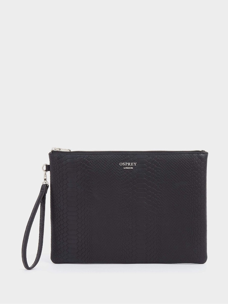 Osprey London The Nevada Leather Tech Pouch - Image 1 of 3