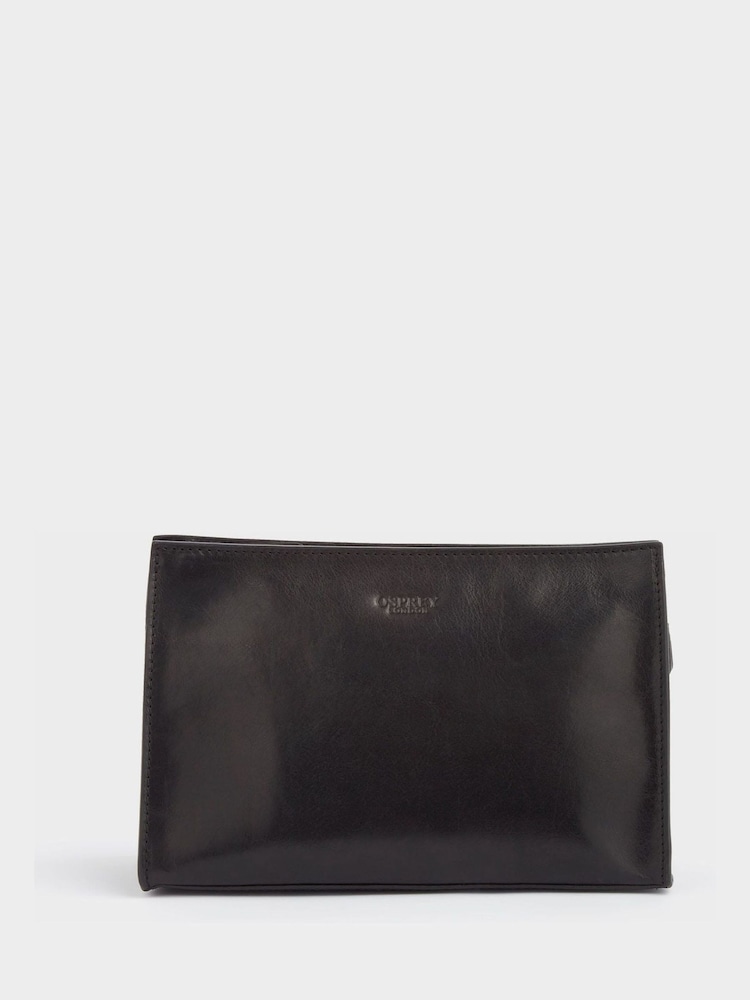 OSPREY LONDON The Carter Leather Washbag - Image 1 of 4