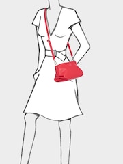 OSPREY LONDON The Carina Shrug Italian Leather Midnight Pearl Midnight Handbag - Image 5 of 5