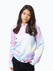 Hype. Girls Pink Multi Pastel Collage Hoodie - Image 1 of 7