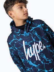 Hype. Blaues Pool Multi X-ray Kapuzensweatshirt für Jungen - Bild 4 von 7