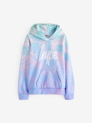 Hype. Girls Purple Pastel Tie Dye Hoodie - Image 5 of 7