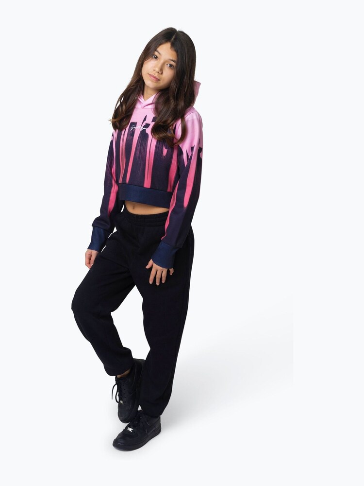 Hype. Kids Pink Drip Hoodie - Image 3 of 5