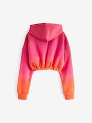 Hype. Mädchen Kapuzensweatshirt mit verblasstem Design, Orange - Bild 6 von 7