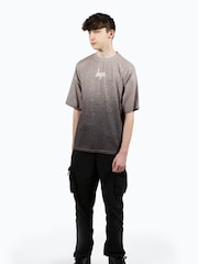 Hype. Boys Multi Speckle Fade Small Script Brown T-Shirt - Image 3 of 8