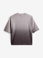 Hype. Boys Multi Speckle Fade Small Script Brown T-Shirt - Image 7 of 8