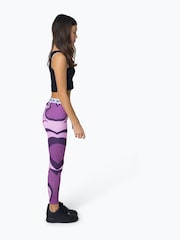 Hype. Kids Pink Swirl Heart Leggings - Image 5 of 9