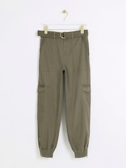 River Island Cargo-Hose mit Gürtel und Bündchen - Bild 5 von 6