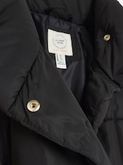 River Island Black Long Line Padded Gilet - Image 5 of 5