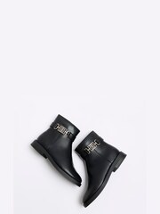 River Island Black Riding Ankle Boots - Image 4 of 6