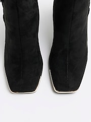 River Island Black Lace Up Corset Boots - Image 4 of 6